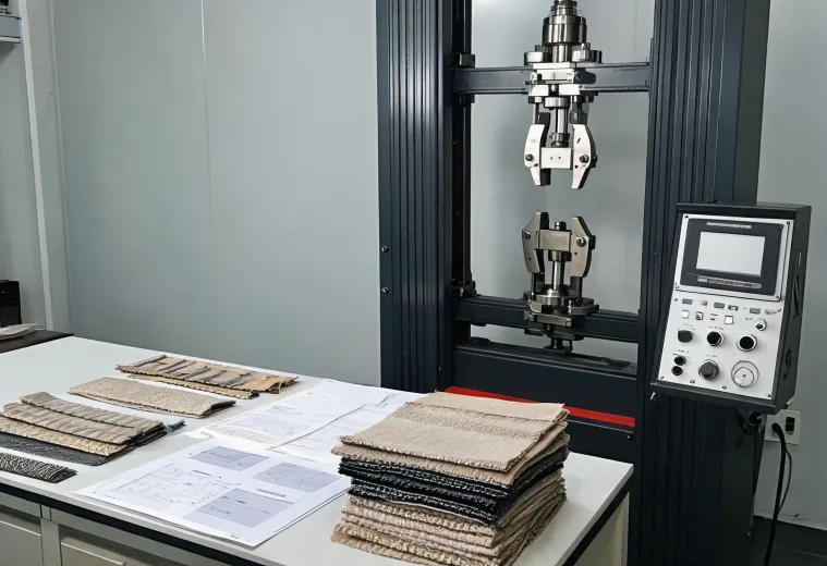 Mechanical textile test specimens