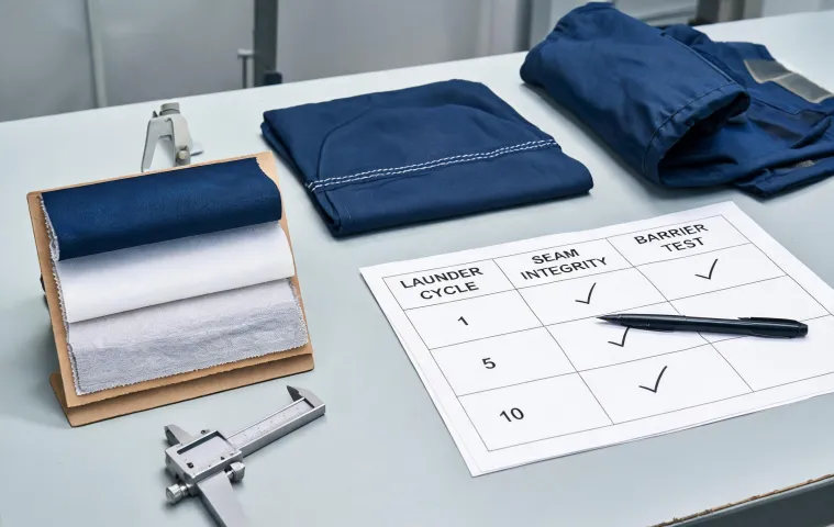 Protective apparel textile assembly