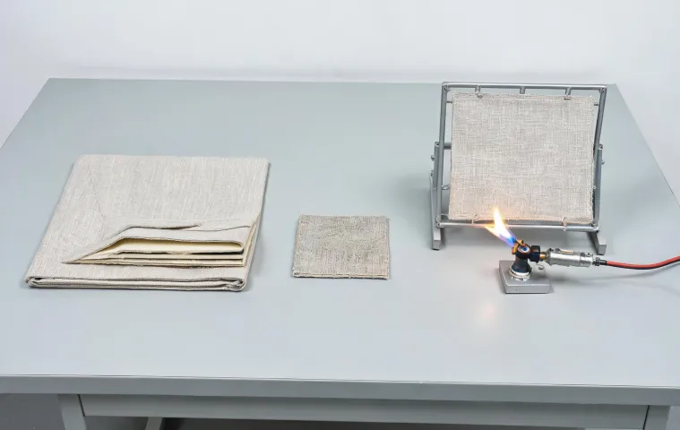 Transport barrier textile specimen